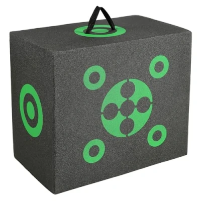 Afbeelding van VEVOR Boogschietdoelblok, 16&quot; x 18&quot; Boogdoelblok aan alle zijden, Draagbaar buitenboogschietdoel met draaggreep, Gemakkelijke pijlverwijdering, Hoge zichtbaarheid