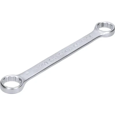 Afbeelding van SW Stahl 01310L dubbele ringsleutel 16 x 17 mm plat I rechte uitvoering 12 kant sleutel