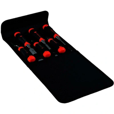 Afbeelding van Bahco steekbeitelset hout splitproof ergo 6 delig etui