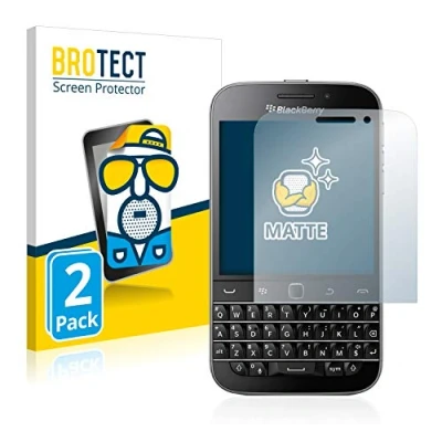Afbeelding van BROTECT Screenprotector voor Blackberry Classic Q20 Folie Beschermfolie matte (2 Stuks)