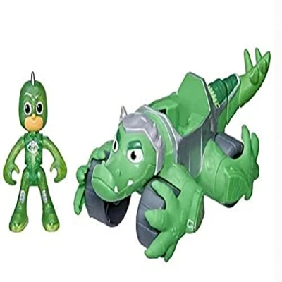 Afbeelding van PJ Masks F5340 Animal Power, Pyja Destrier voertuig, Deluxe van Biboe, kleuterspeelgoed met Biboe figuur, vanaf 3 jaar, meerkleurig