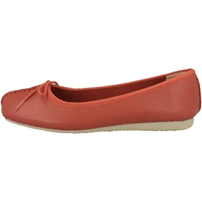 Afbeelding van Clarks Freckle Ice Ballerina&#039;s voor dames, Granatijnrood, 35.5 EU