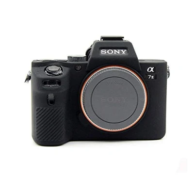 Afbeelding van kinokoo Cameratas Siliconen Hoesje Compatibel voor Sony A7 II / ILCE 7M2/A7M2/α7 (zwart)