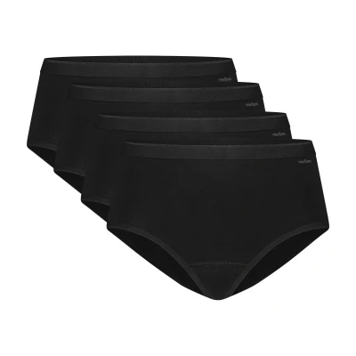 Afbeelding van Ten Cate Basics Midi Slip 4 pack Zwart XL