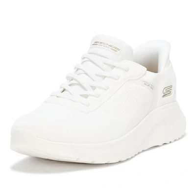 Afbeelding van Skechers Wide Fit BOBS Squad Chaos Sneakers laag, Dames, Maat: 40, Off white Textiel/ synthetisch