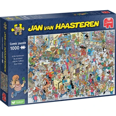 Afbeelding van Jan Van Haasteren Puzzel Bij De Kapper 1000 Stukjes