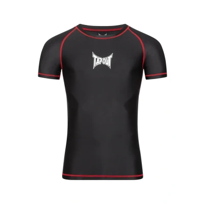 Afbeelding van Tapout Schmale Passform Crystal Tshirt print, Heren, Maat: Large, Black white red