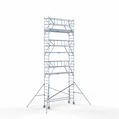 Afbeelding van Rolsteiger 0.75x3.05x9.20m lichtgewicht platformen incl. dubbele voorloopleuningen