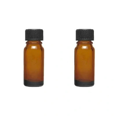 Afbeelding van Mikken 2 x druppelfles 10 ml medicijnfles bruin glas BPA vrij, made in Germany, incl. etiketten, glas, bruin, ml,