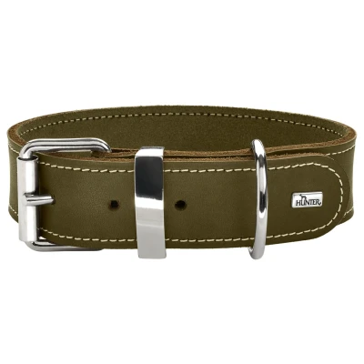 Afbeelding van Hunter Halsband Aalborg Special Olijfgroen Hondenhalsband 55 cm