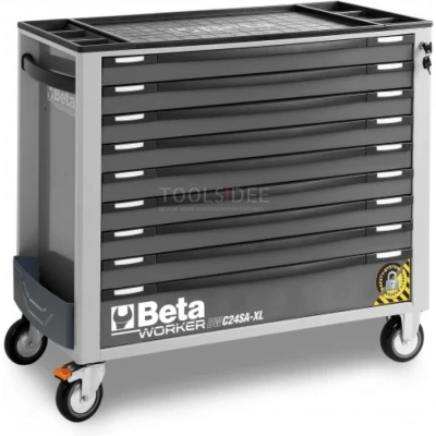 Afbeelding van Beta 2400S XLG9/E XXL Gereedschapswagen 9 laden Grijs 614 delig 024006255