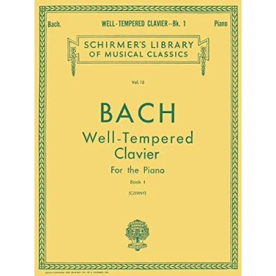 Afbeelding van J.s bach: well tempered clavier for the Piano book i piano: Schirmer Library of Classics Volume 13 Solo
