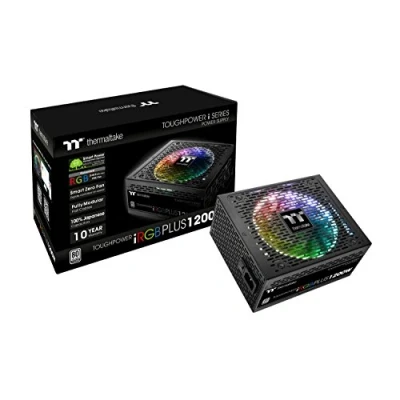 Afbeelding van Thermaltake Toughpower iRGB PLUS power supply unit 1200 W 24 pin ATX Zwart