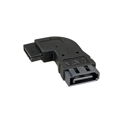 Afbeelding van SATA data adapter haaks naar rechts SATA600 6 Gbit/s / zwart