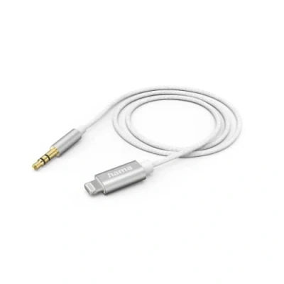 Afbeelding van Hama 201522 Audiokabel Lightning Naar 3.5mm Jack 1m Wit