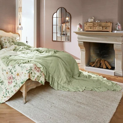 Afbeelding van LOBERON Quilt Martone groen