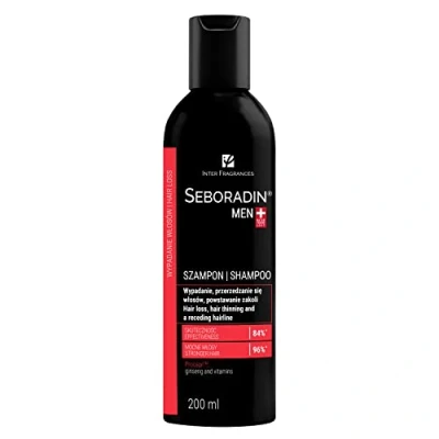 Afbeelding van Seboradin Men Hair Shampoo voor Uitvallend, Dunner Wordend en Terugtrekkend Haar, 200 ml
