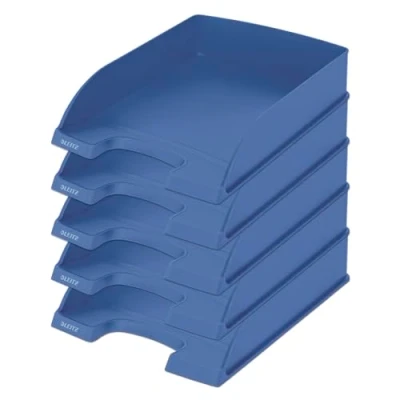 Afbeelding van Leitz Brievenbak, A4, 100% Recyclebaar, Klimaatneutraal, Blue Angel Gecertificeerd, Recycle Collectie, Blauw, 52275030