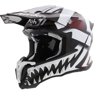 Afbeelding van Airoh Twist 2.0 Mask Motorcross helm, zwart wit, afmeting S voor man