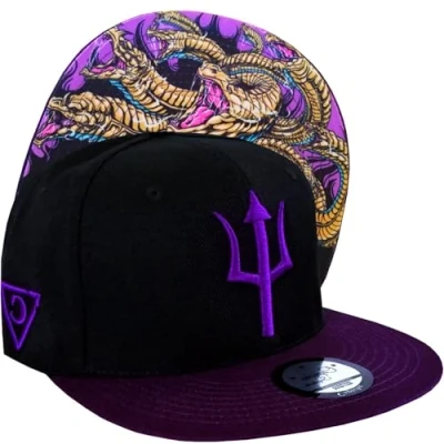 Afbeelding van Capiche Snapback Baseballone SIZE Pet, Heren, Maat: One Size, purple black