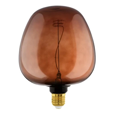 Afbeelding van EGLO LED Lamp E27 Ø 19 cm G190 Cognac 2000K Dimbaar