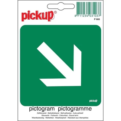 Afbeelding van Pickup Pictogram 10 x CM Vluchtweg Schuin