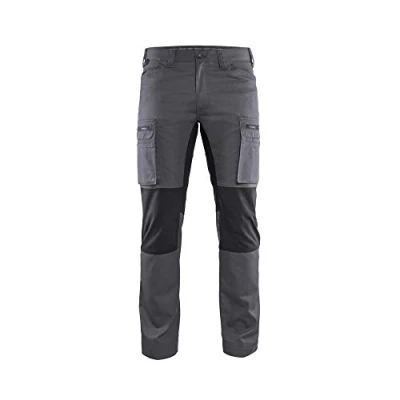 Afbeelding van Blaklader Service werkbroek met stretch 1459 1845 Medium Grijs/Zwart C60