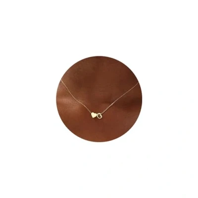 Afbeelding van TINGN Gouden zilveren hart ketting met letters voor vrouwen meisjes 14 karaat vergulde A Z hanger gepersonaliseerde modesieraad geschenken