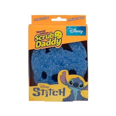 Afbeelding van Scrub Daddy Disney Stitch Afwasspons Set Temperatuurgevoelige Keuken Reinigingssponzen met Smiley Design Krasvrije Schrobspons voor Pannen &amp; Servies Vaatwasmachinebestendig Geurwerend, 1 pack