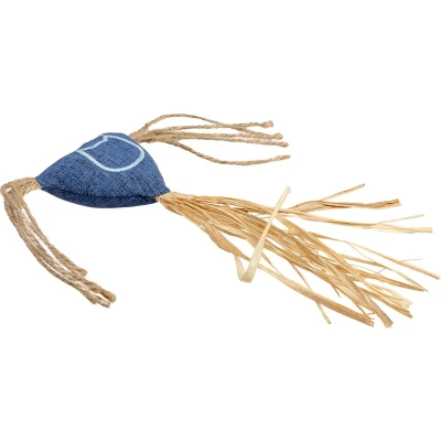 Afbeelding van Duvo+ Eco Navy Triangel &amp; Catnip Kattenkruid Kattenspeelgoed 3x18x20cm