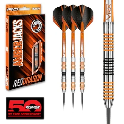 Afbeelding van RED DRAGON Amberjack 4: Steeltip Tungsten Dartpijlen Professioneel 23 gram