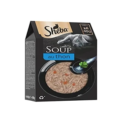 Afbeelding van 10x Sheba Soup Tonijn 4 x 40 gr