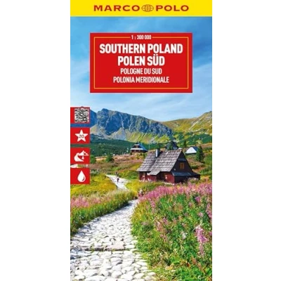 Afbeelding van Marco Polo Polen Zuid: wegenkaart 1:300 000