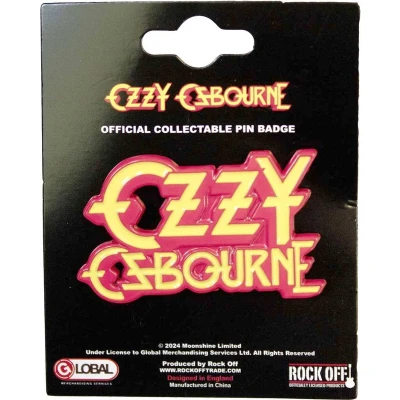 Afbeelding van Ozzy Osbourne Stacked Logo Pin