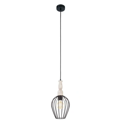 Afbeelding van EGLO NORHAM Hanglamp E27 18.0 cm Zwart;Bruin