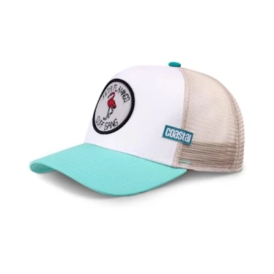 Afbeelding van Coastal HFT Filthy Flamingo Pet, Maat: One Size, White/pale blue/khaki