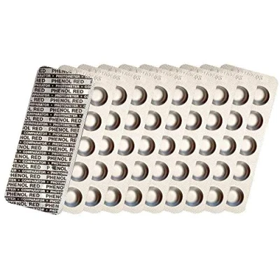 Afbeelding van harren24 fotometer testtabletten chloor DPD1, DPD3, actieve zuurstof DPD4, pH waarde Phenol Red, Alkalinity M, CYA Test, zwambadwatertester, 50x, 100x, 250x, 500x (Phenol Red / 100x)