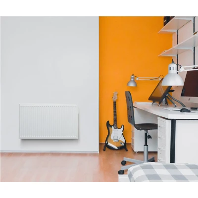 Afbeelding van Vasco E Panel H RB horizontale elektr. radiator 750W met geribde