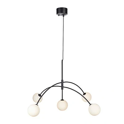 Afbeelding van Markslöjd HEAVEN Hanglamp, flexibele montage, wit, G9, 28 W, halogeen, hanglamp (flexibele metaal, IP20, I)