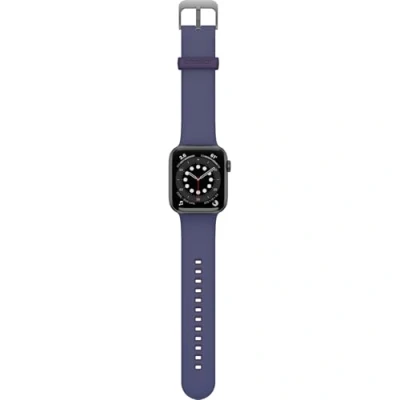 Afbeelding van OtterBox horlogeband voor de hele dag Apple Watch Series 10/9/8/7/6/SE 2e gen/SE 1e gen/5/4 44mm/45mm/46mm, vervangende duurzame, zachte siliconen band Watch, Donker Purper