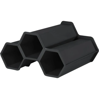 Afbeelding van Stapelbaar wijnrek module voor 3 flessen L34 x B31 H18 cm Wijnrekken