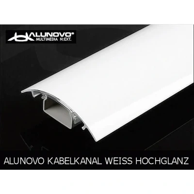 Afbeelding van Alunovo HW90 100 Kabelgoot (l x b h) 1000 80 20 mm Wit (glanzend) 1 stuk(s)