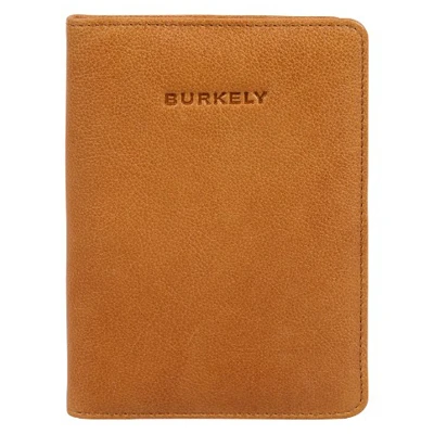 Afbeelding van Burkely Leren paspoortcover RFID Cognac