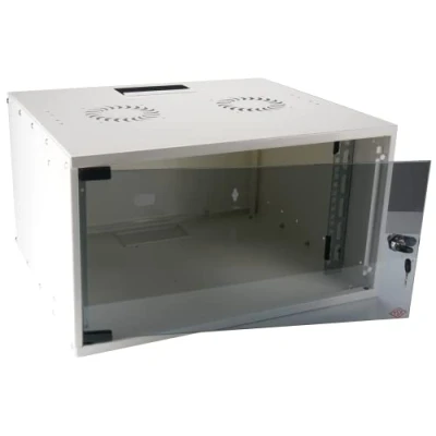 Afbeelding van 19 Wandbehuizing 9U 600mm diep Ongemonteerd Gebroken wit