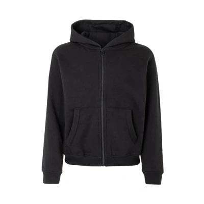 Afbeelding van Mukua Byron Kids Sweatshirt met ritssluiting en capuchon, zwart, maat 9/11
