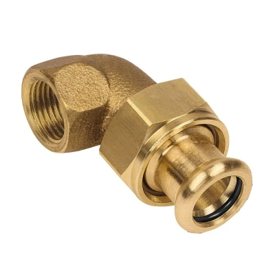 Afbeelding van Bonfix Perskoppeling Koper 3 Dlg koppeling haaks 1&quot;x28mm