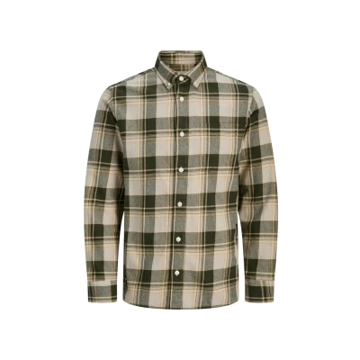 Afbeelding van Jack &amp; Jones Premium Regular FIT Overhemd, Heren, Maat: Small, Peat