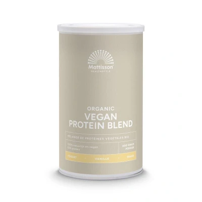 Afbeelding van Mattisson Organic Vegan Protein Blend Vanilla, 400 gram