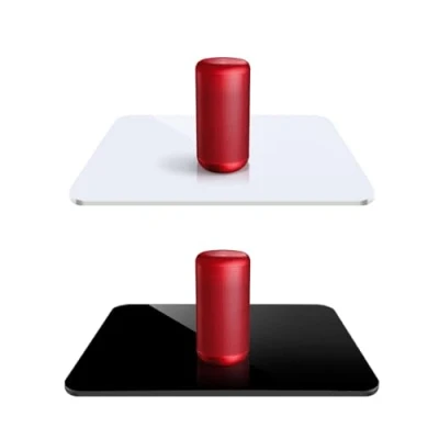 Afbeelding van UTEBIT Acrylplaat, fotografie, zwart en wit, set 30 x cm / 12 inch acrylglasplaat acrylglasplaten foto achtergrond acryl reflector board voor product , objectfotografie opnames
