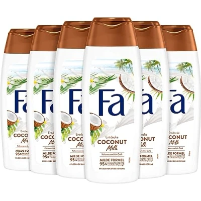 Afbeelding van 6x Fa Douchegel Coconut Milk 250 ml